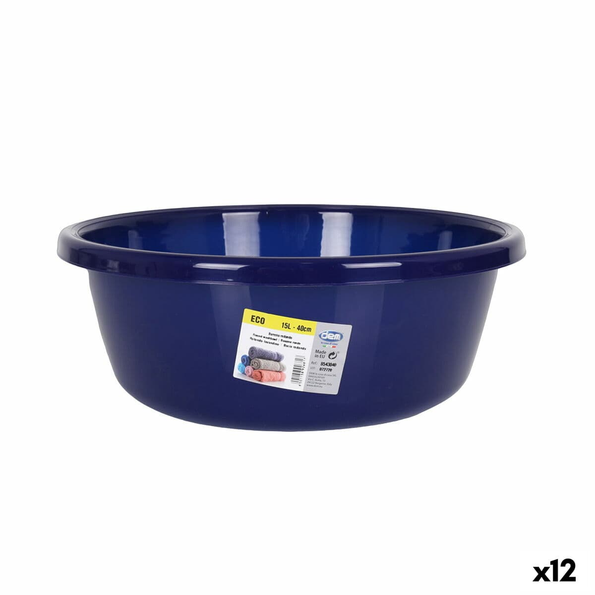 Bottich Dem Eco 41 x 16 cm rund Blau — Bild 1