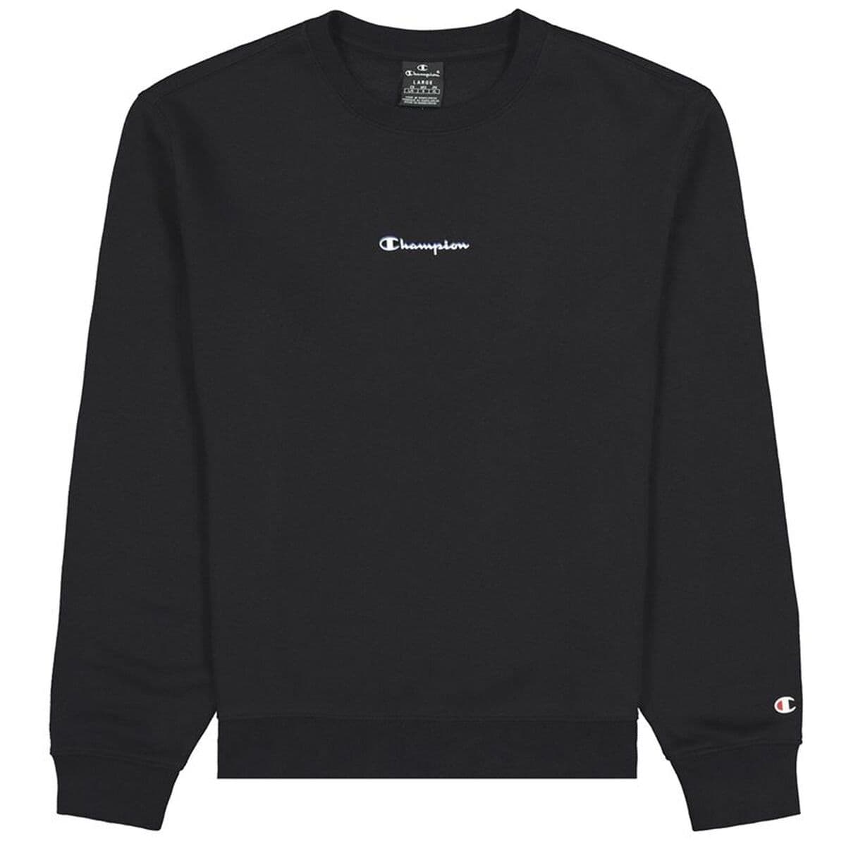 Herren Sweater ohne Kapuze Champion Basket Graphic M Schwarz — Bild 1