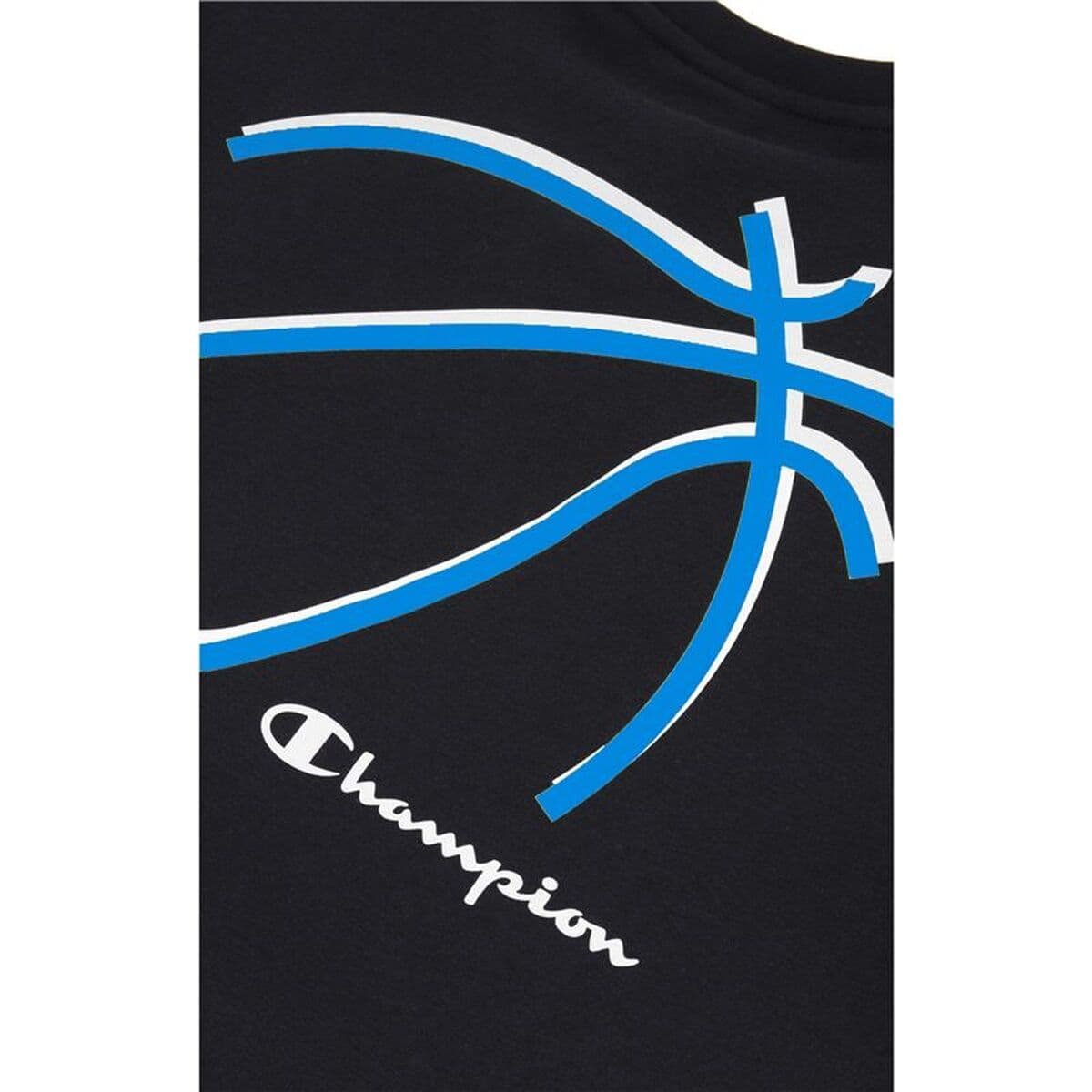 Herren Sweater ohne Kapuze Champion Basket Graphic M Schwarz - Thumbnail 2