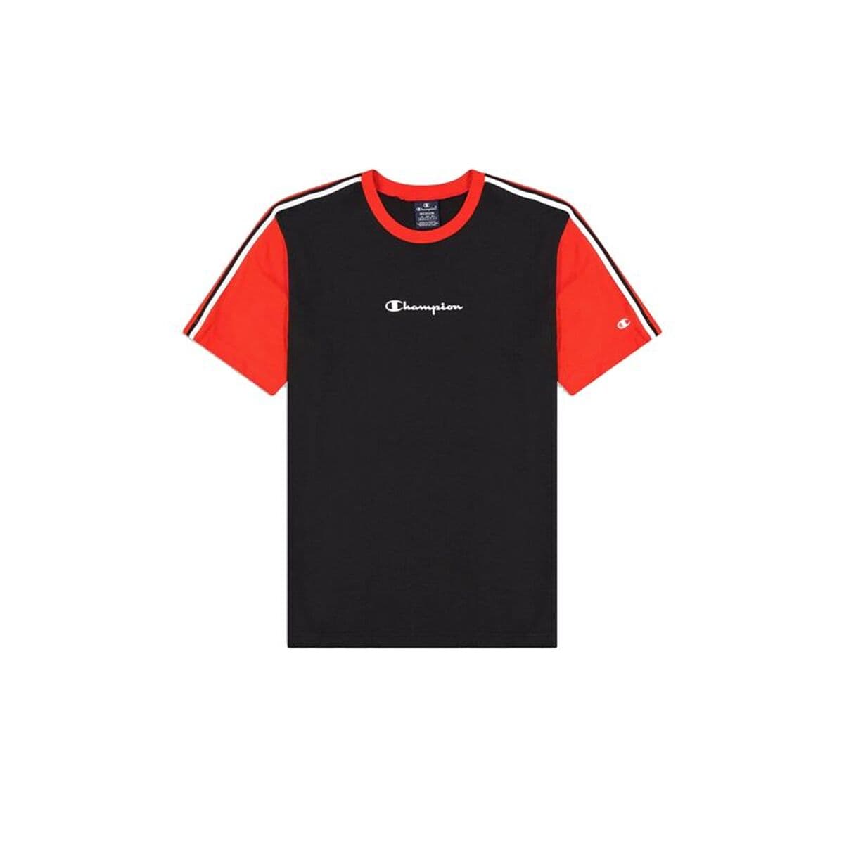 Herren Kurzarm-T-Shirt Champion Schwarz — Bild 1