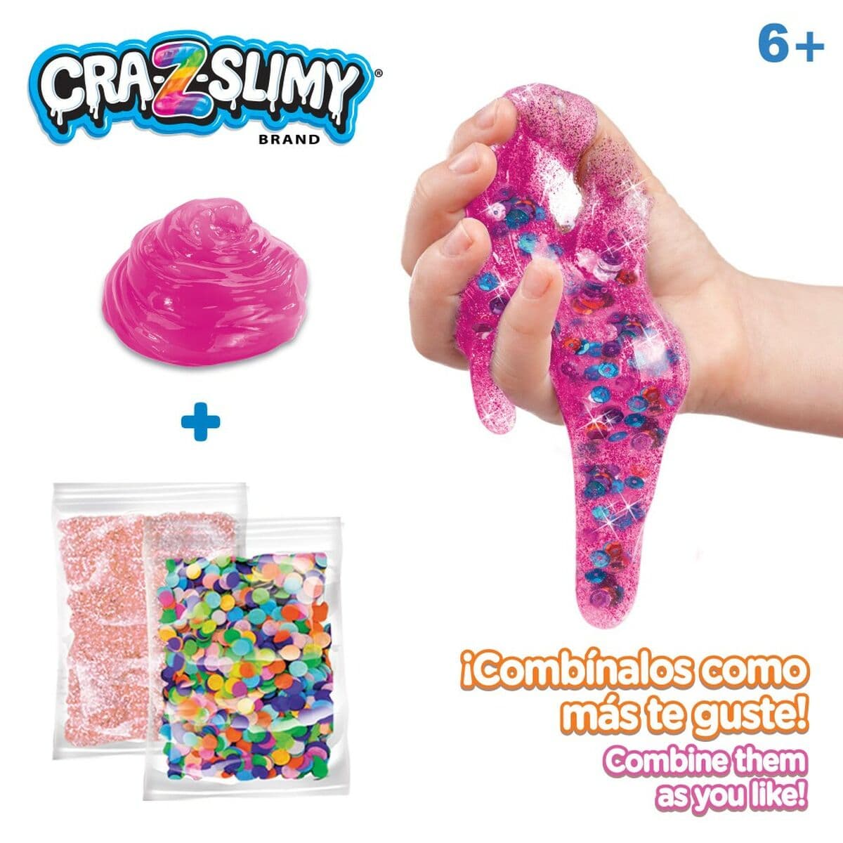 Knetspiel Cra-Z-Art Bold&Brights (6 Stück) Slime - Thumbnail 6