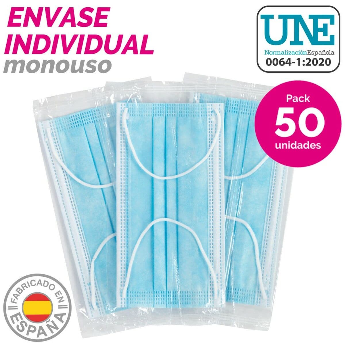 Schachtel mit Hygienemasken SensiKare 50 Stücke (12 Stück) - Thumbnail 4