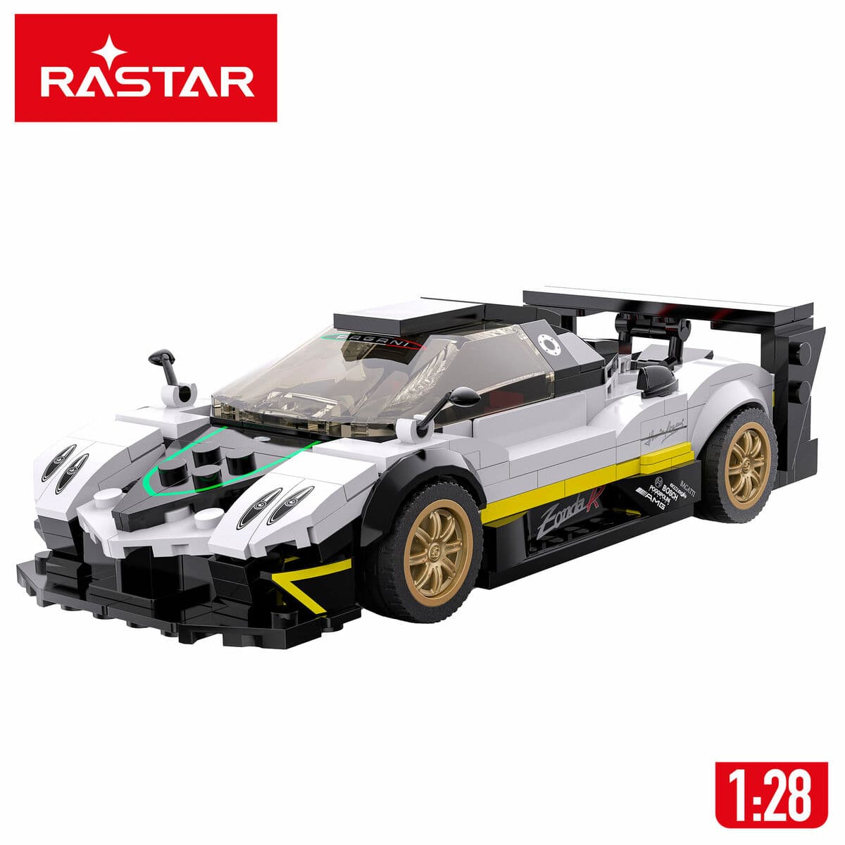 Konstruktionsspiel Pagani Auto 387 Stücke - Thumbnail 5