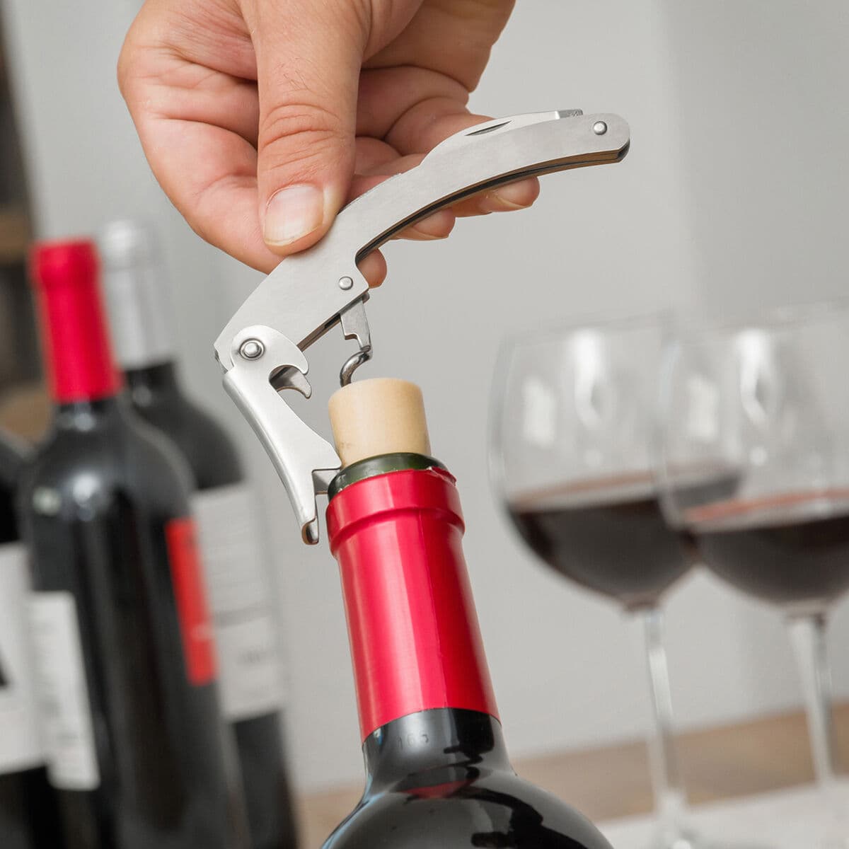 Wein-Zubehörset in Flaschenoptik InnovaGoods 5 Stücke - Thumbnail 3