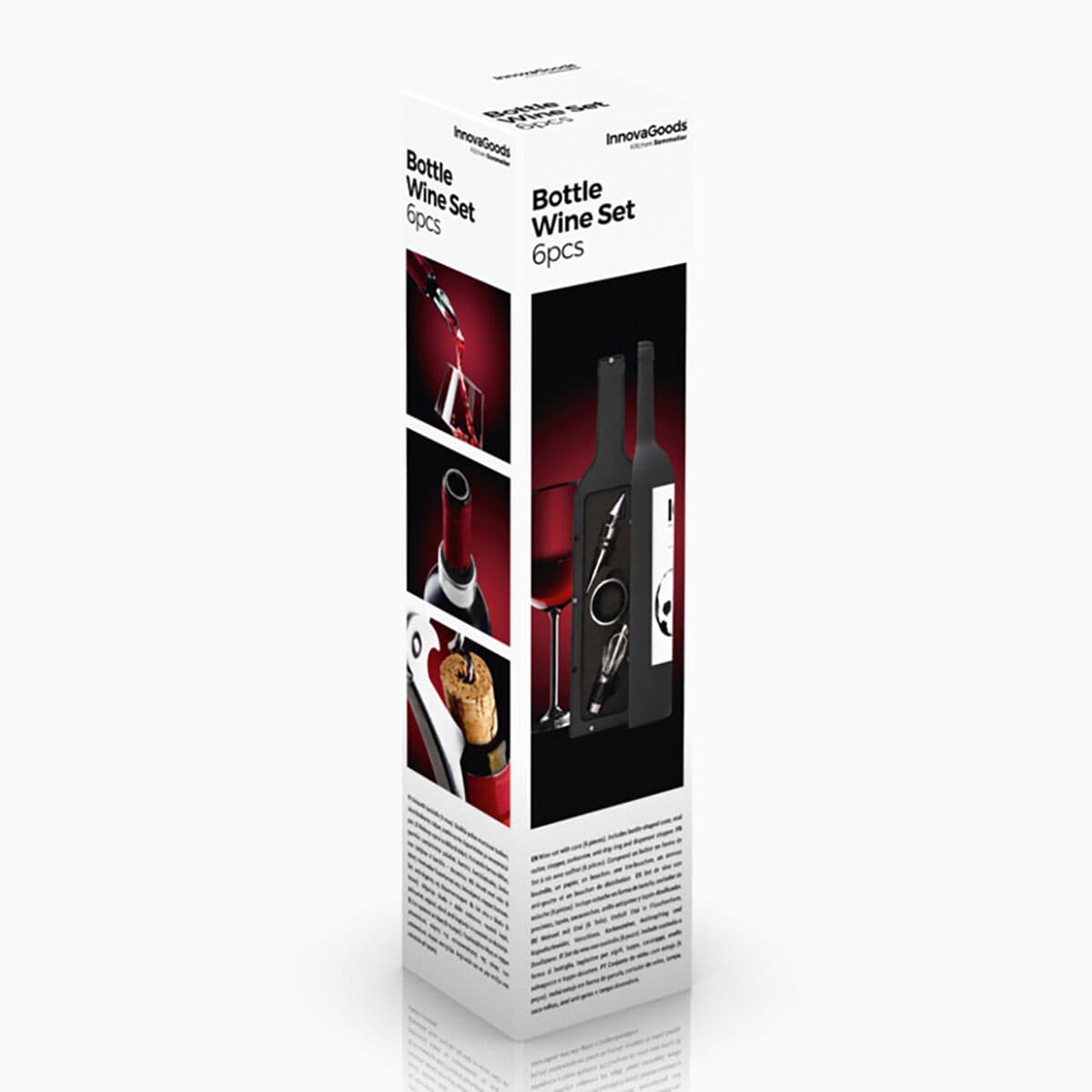 Wein-Zubehörset in Flaschenoptik InnovaGoods 5 Stücke - Thumbnail 8