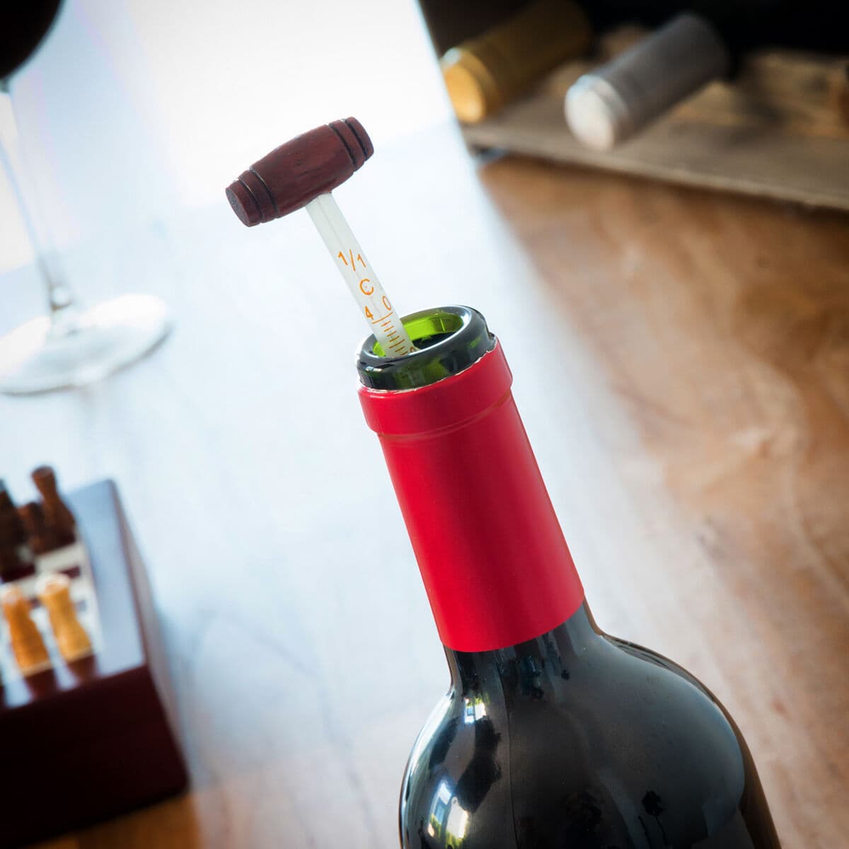 Weinzubehörset mit Schachspiel InnovaGoods 37 Stücke - Thumbnail 4