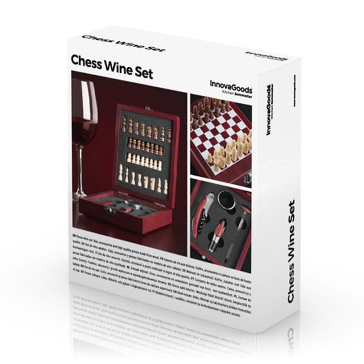 Weinzubehörset mit Schachspiel InnovaGoods 37 Stücke - Thumbnail 8