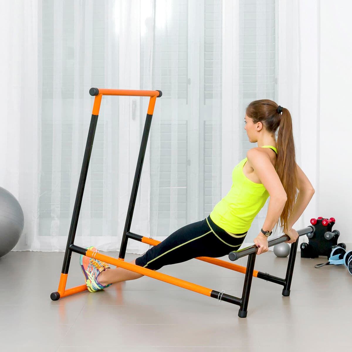Klimmzug- und Fitnessstation mit Übungsanleitungen InnovaGoods - Thumbnail 2