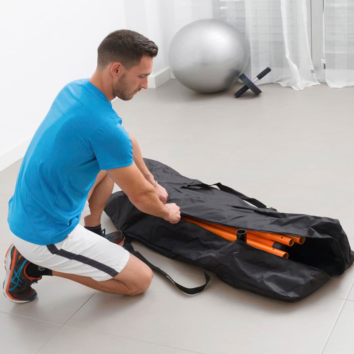 Klimmzug- und Fitnessstation mit Übungsanleitungen InnovaGoods - Thumbnail 3