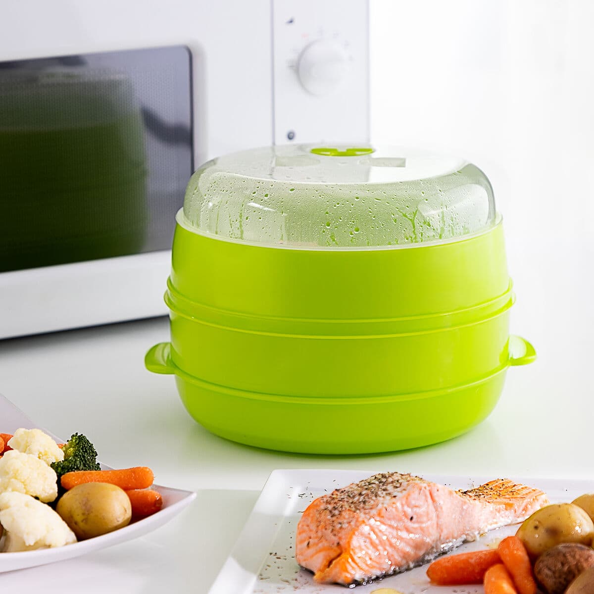 Doppel-Dampfgarer für Mikrowelle Codowave InnovaGoods — Bild 1