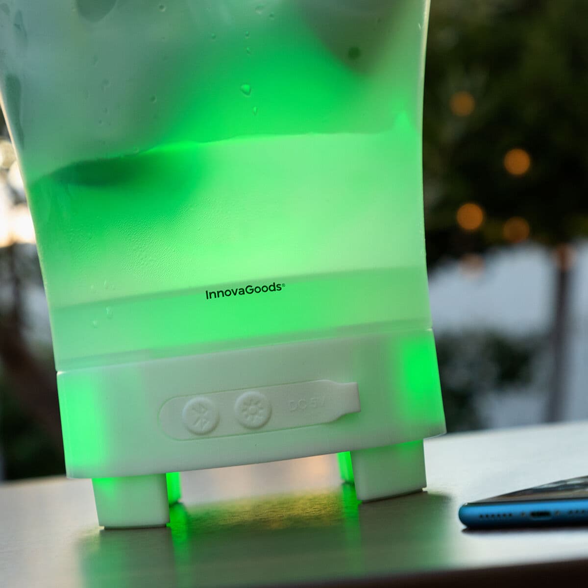 LED-Eiskübel mit wiederaufladbarem Lautsprecher Sonice InnovaGoods - Thumbnail 8
