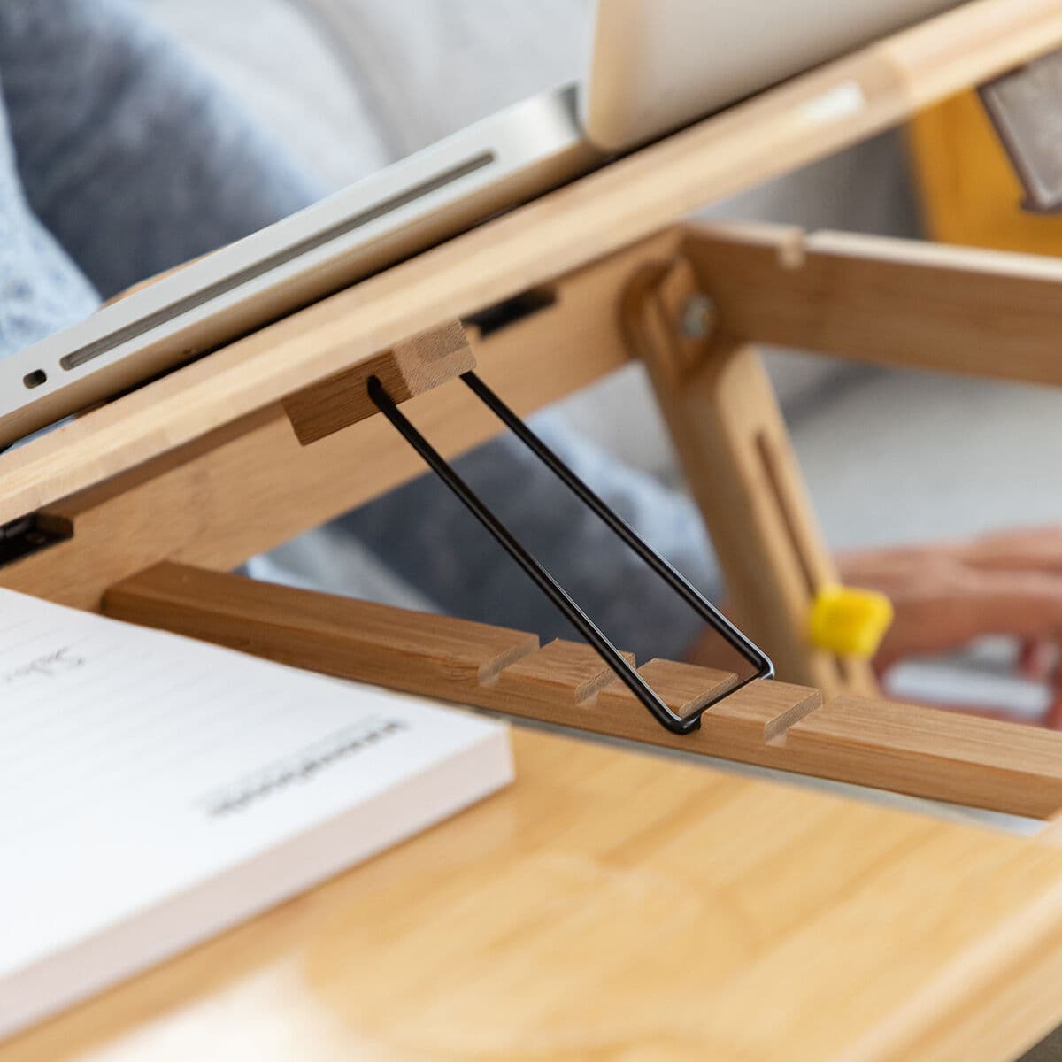 Beistelltisch aus Bambus, klappbar Lapwood InnovaGoods - Thumbnail 6