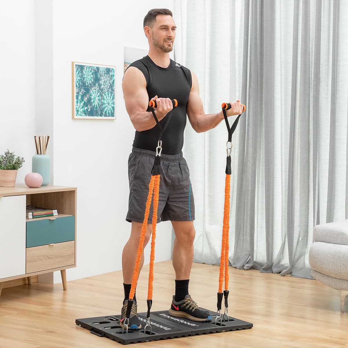 Integriertes tragbares Trainingssystem mit Übungsanleitung Gympak Max InnovaGoods - Thumbnail 4