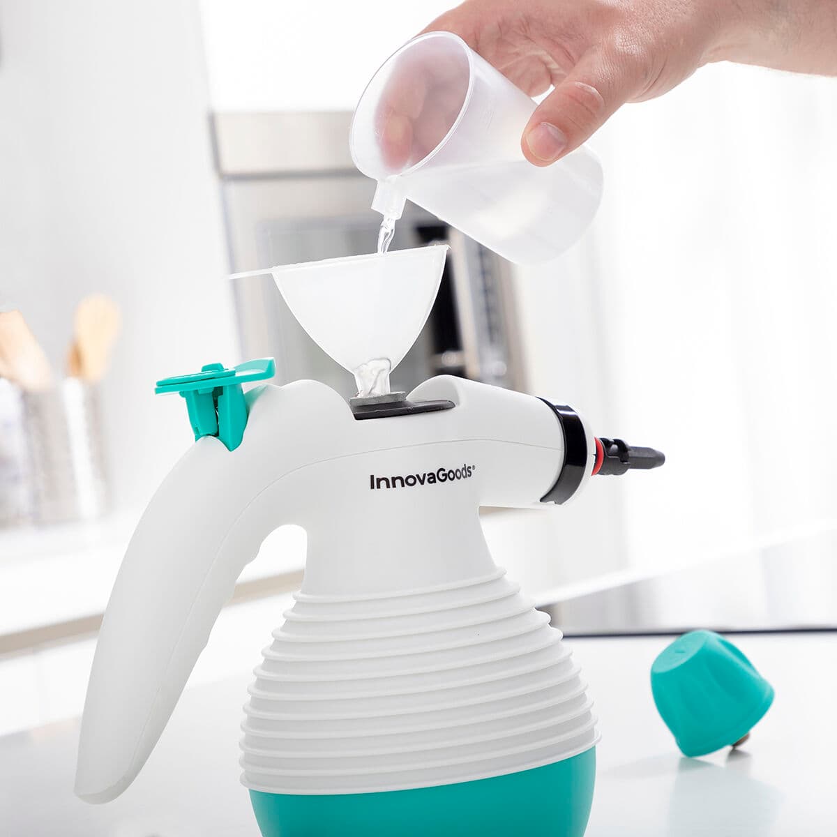 9 in 1 Mehrzweck Handdampfreiniger mit Zubehör Steany InnovaGoods 0,35 L 3 Bar 1000W - Thumbnail 7