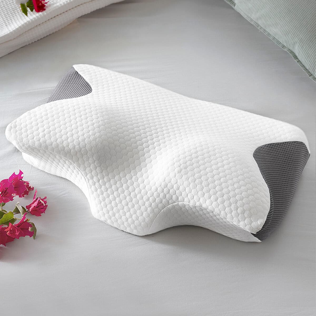 Nacken-Kissen, viskoelastisch, ergonomisch geformt Conforti InnovaGoods - Thumbnail 2