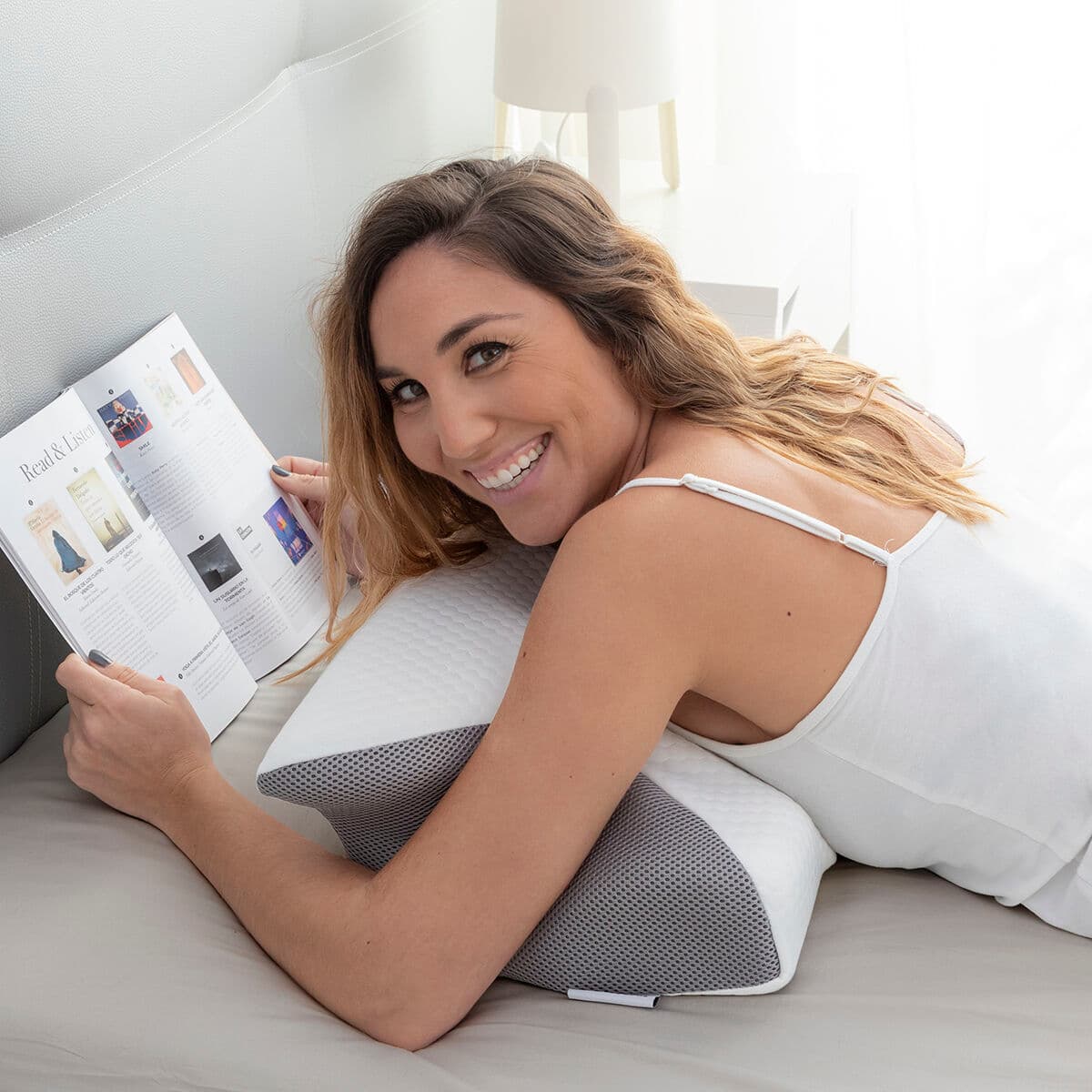 Nacken-Kissen, viskoelastisch, ergonomisch geformt Conforti InnovaGoods - Thumbnail 5
