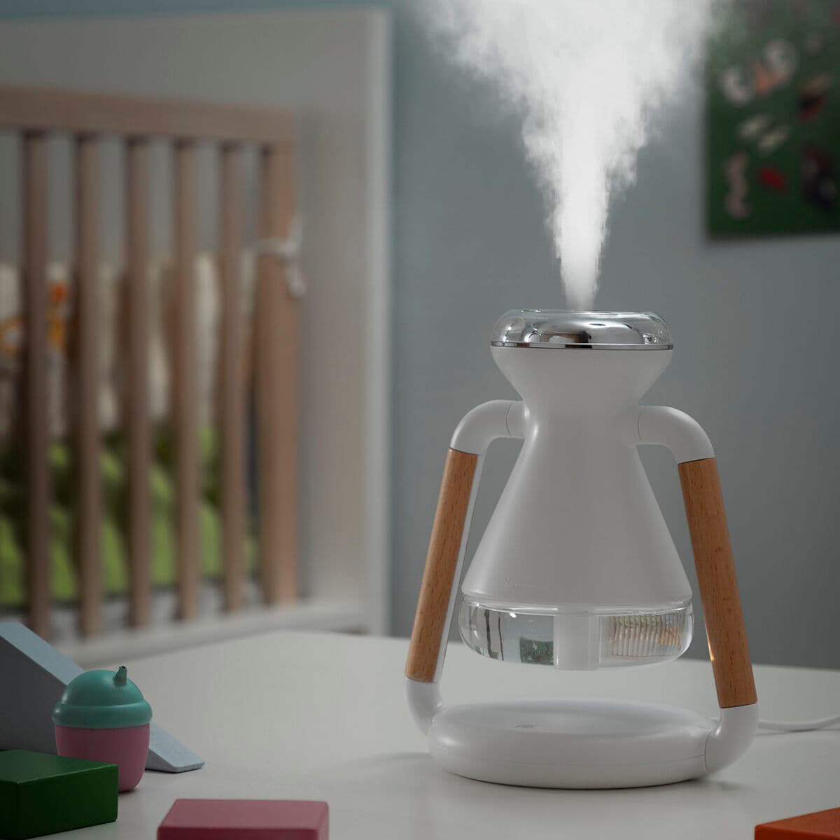 Luftbefeuchter, Aroma Diffuser und kabelloses Ladegerät, 3-in-1 Misvolt InnovaGoods - Thumbnail 6