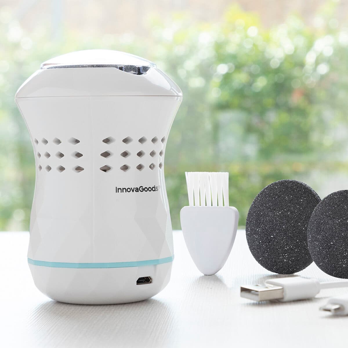 Wiederaufladbare Pediküre-Feile mit integrierter Absaugung Sofeem InnovaGoods - Thumbnail 4