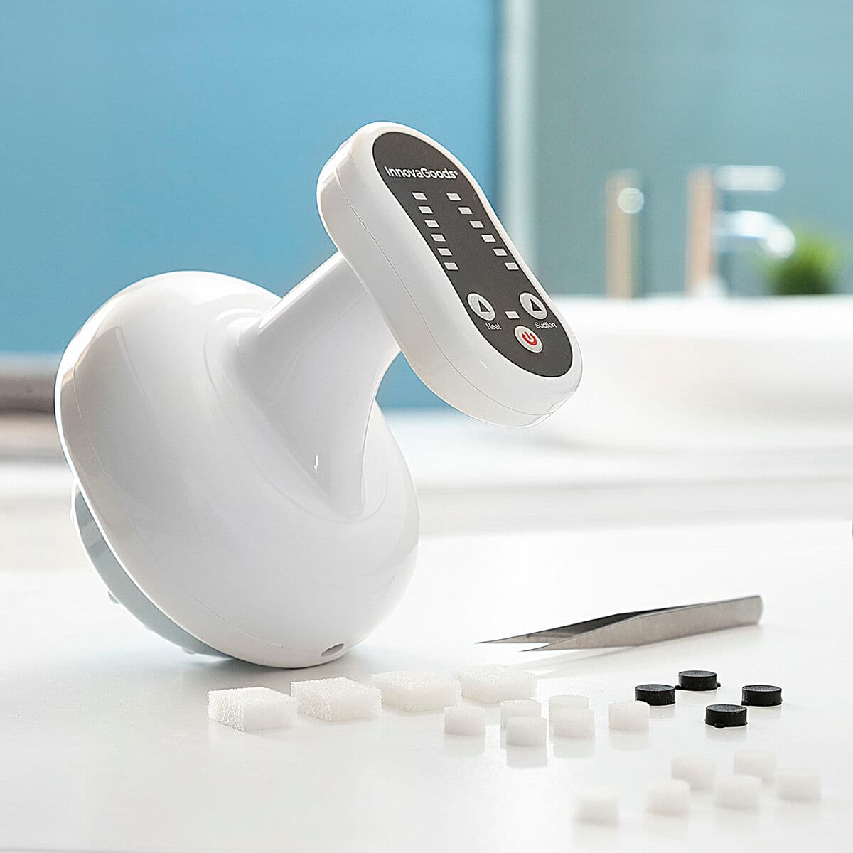 Wiederaufladbares Anti-Cellulite Massagegerät mit Saugglocke und Wärmefunktion Cellout InnovaGoods - Thumbnail 7