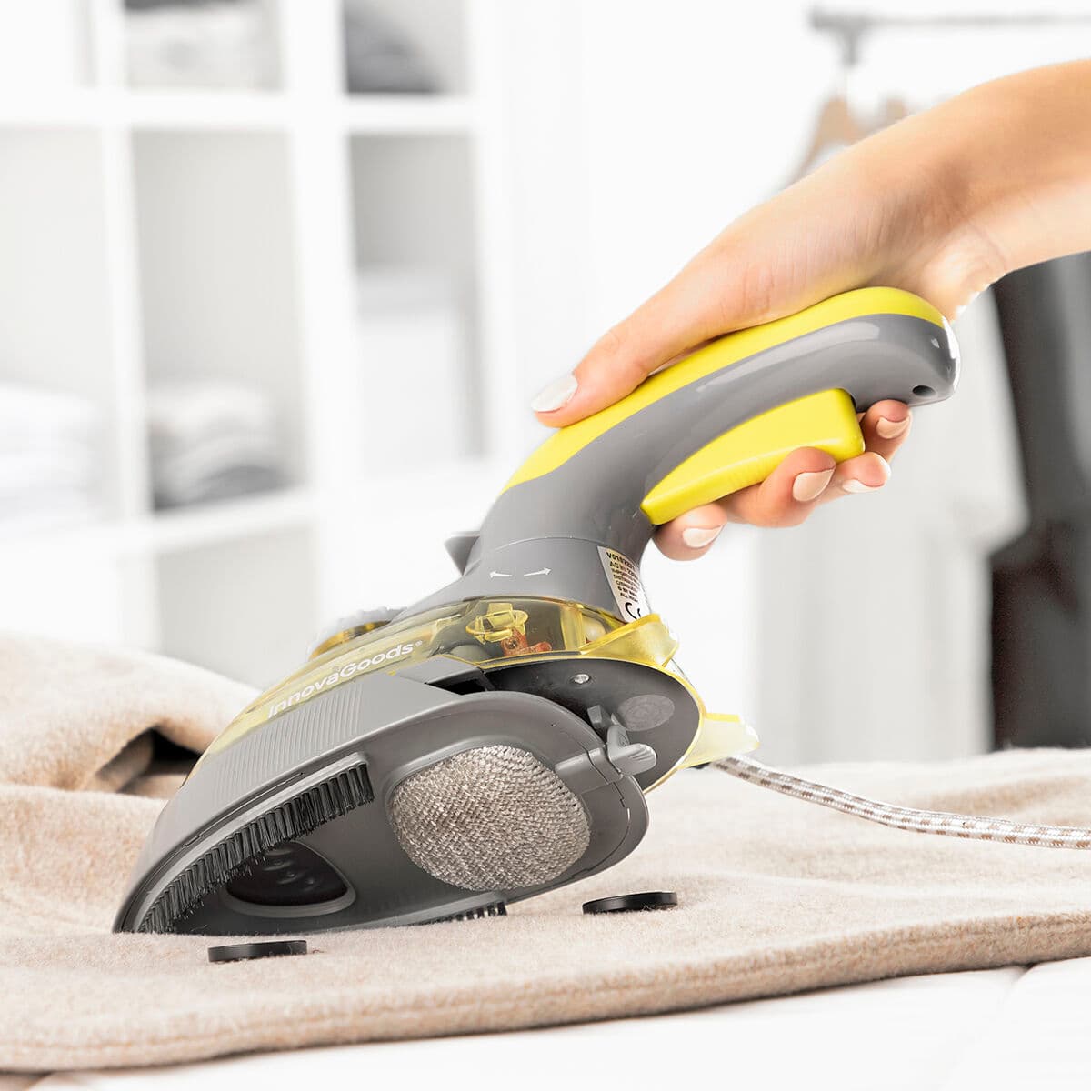 2 in 1 Mini-Dampfbügeleisen vertikal und horizontal Velyron InnovaGoods 800 W - Thumbnail 5