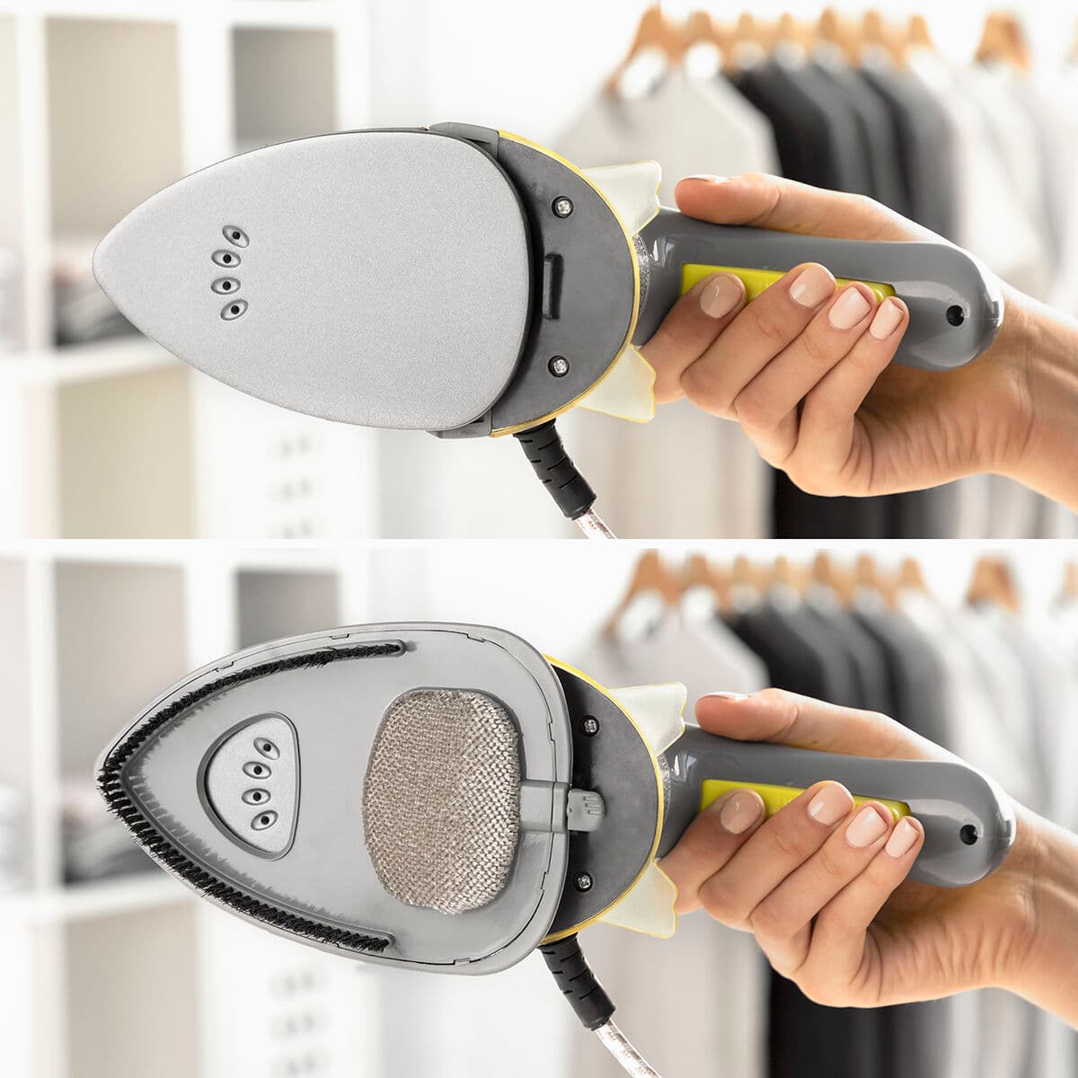 2 in 1 Mini-Dampfbügeleisen vertikal und horizontal Velyron InnovaGoods 800 W - Thumbnail 8