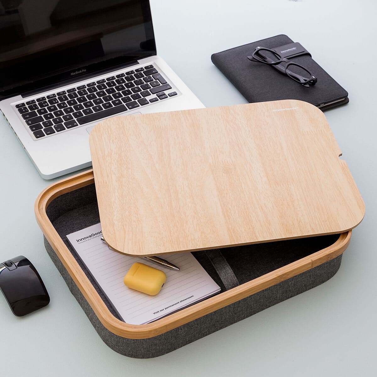Tragbare Laptop-Unterlage mit Ablagefach Larage InnovaGoods - Thumbnail 3