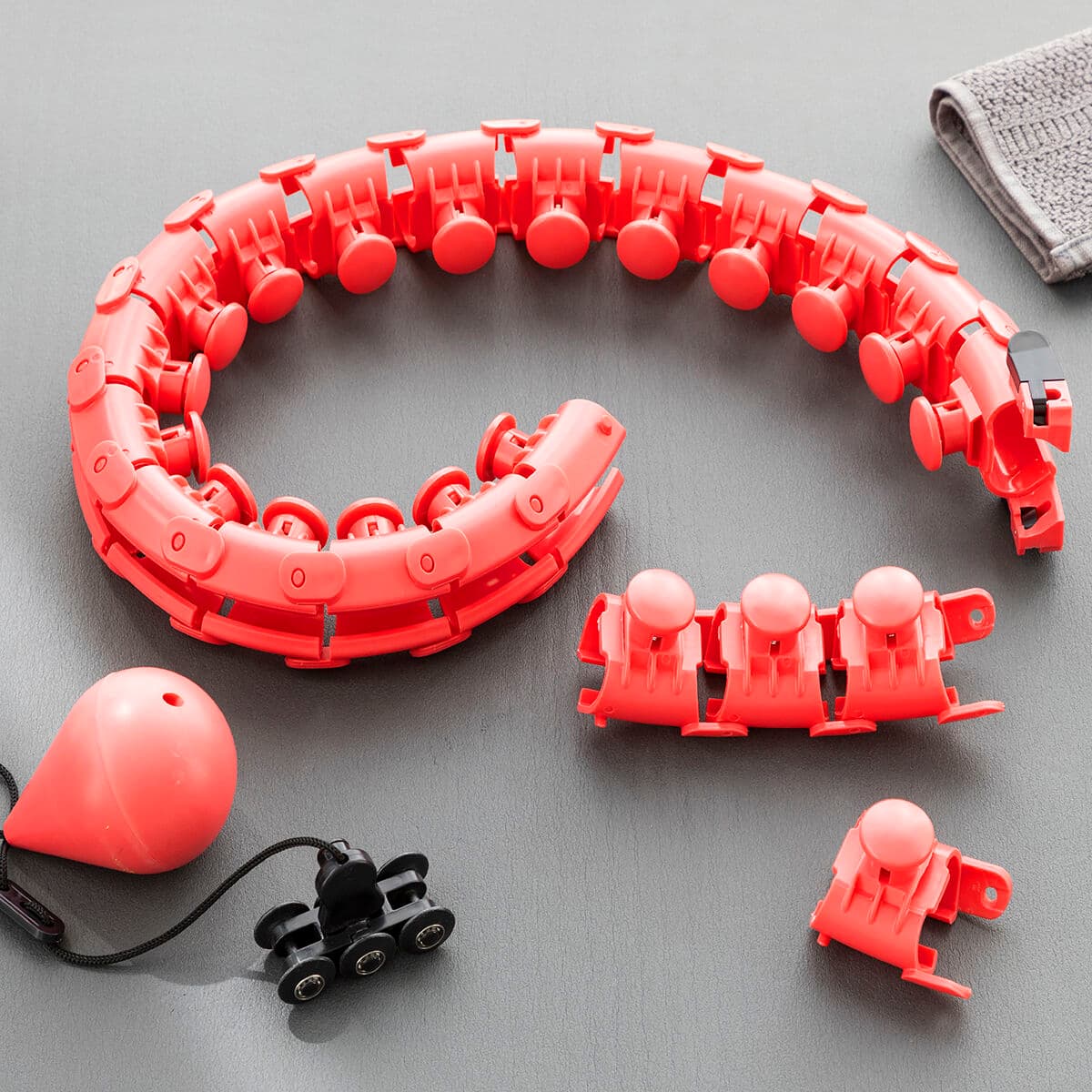 Intelligenter anpassbarer Fitness-Ring mit Gewicht Fittehoop InnovaGoods - Thumbnail 7