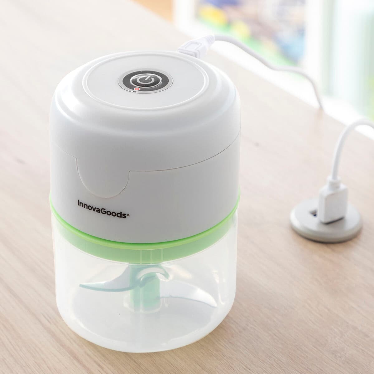 Tragbarer, wiederaufladbarer Mini-Zerkleinerer Echoppie InnovaGoods - Thumbnail 4