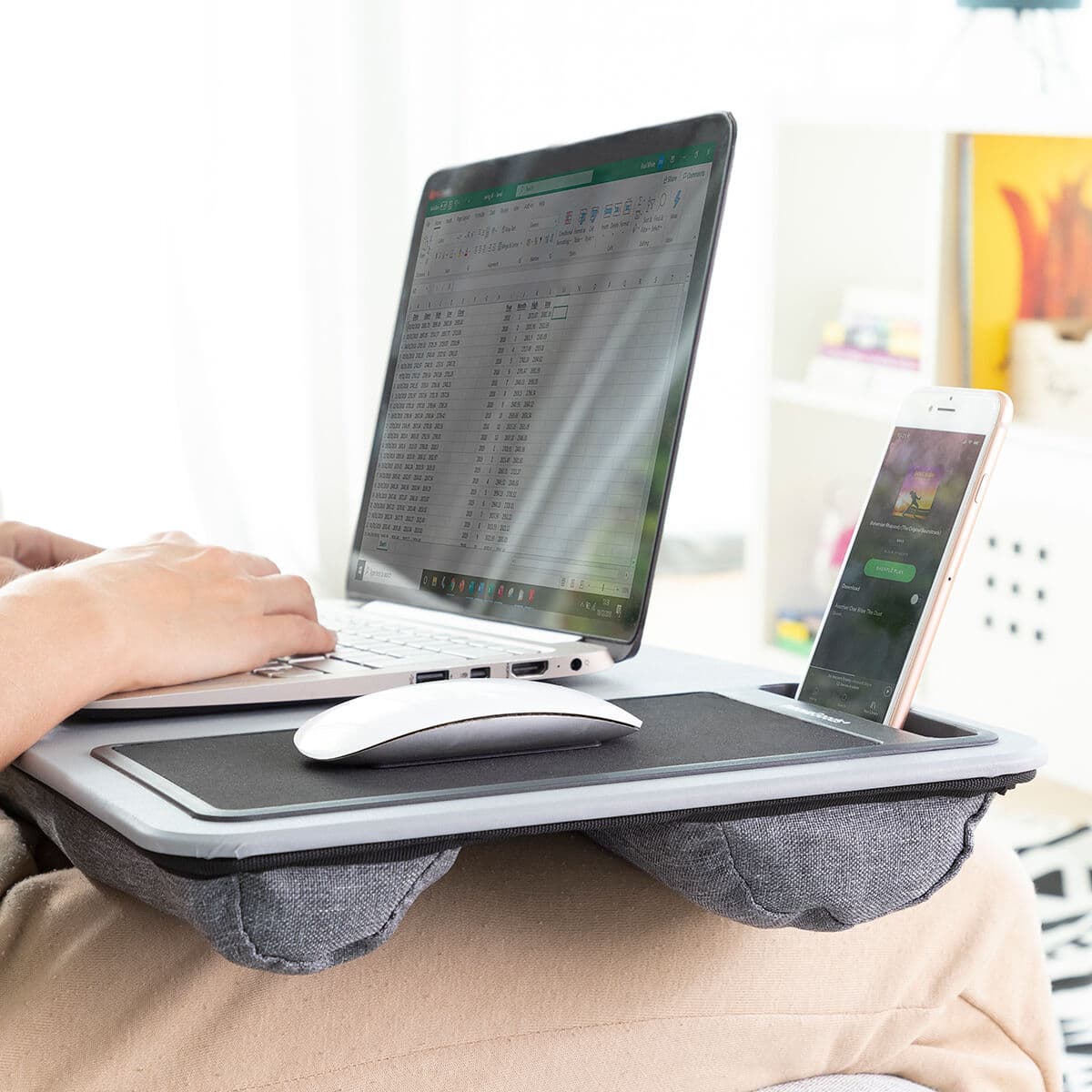 Laptop-Tisch mit XL-Kissen Deskion InnovaGoods - Thumbnail 2
