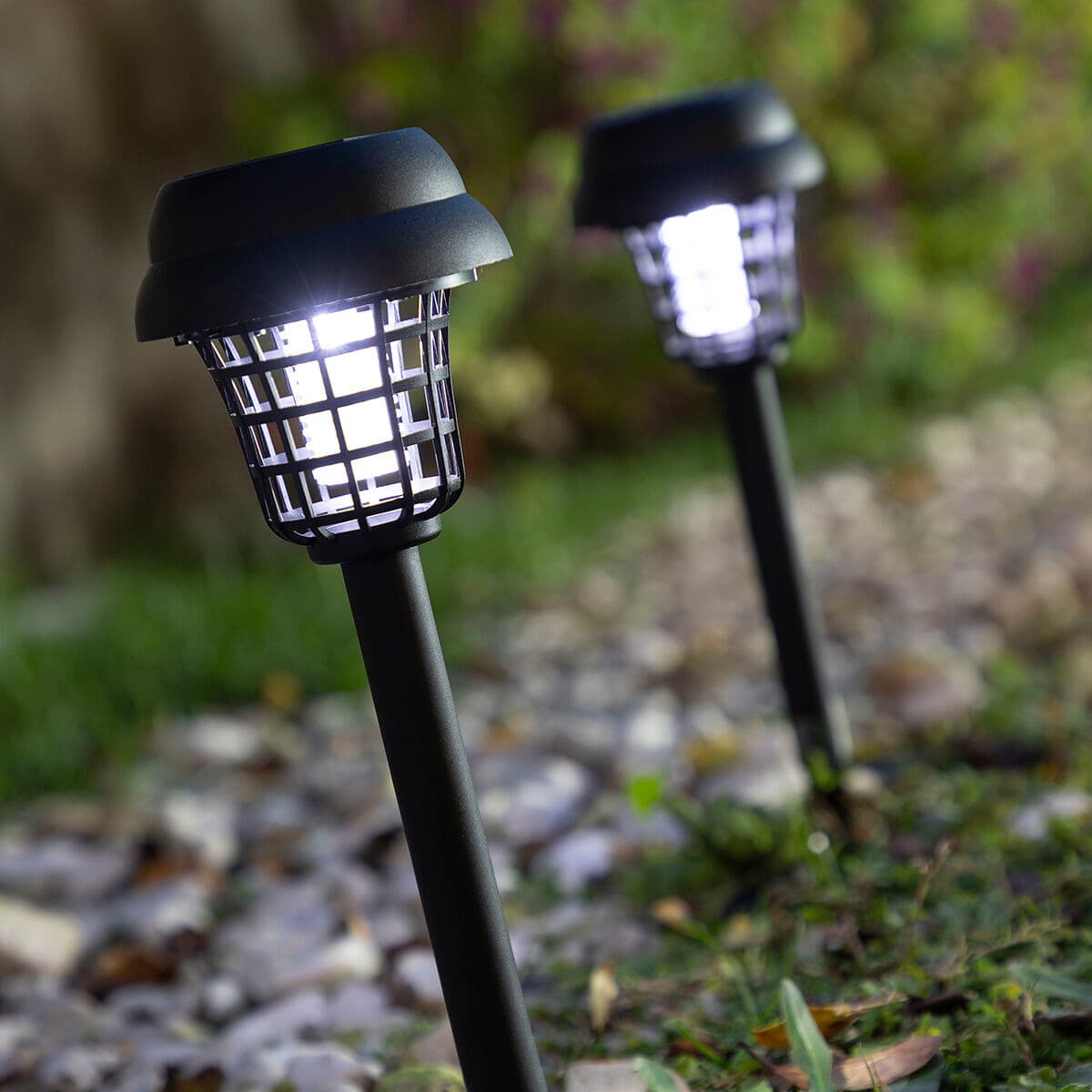 Solarbetriebene Lampe für den Garten gegen Mücken Garlam InnovaGoods - Thumbnail 5