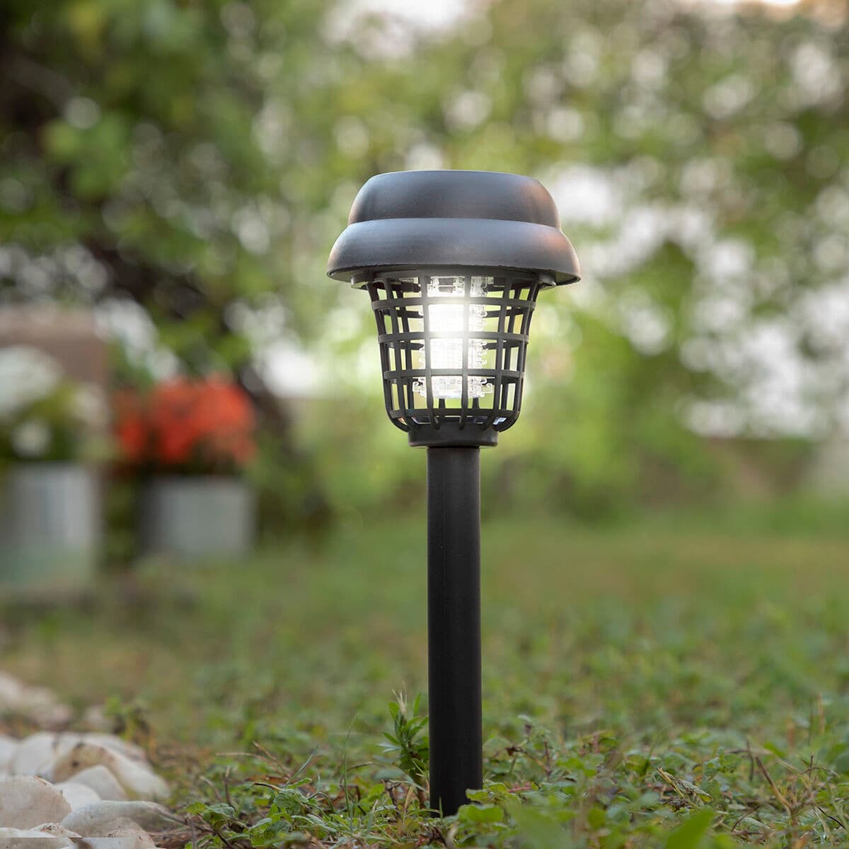 Solarbetriebene Lampe für den Garten gegen Mücken Garlam InnovaGoods - Thumbnail 7