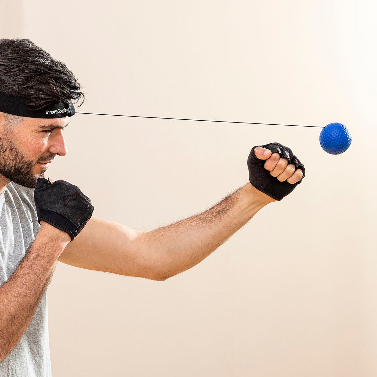 Trainings- und Reflexball-Set Balxing InnovaGoods — Bild 1