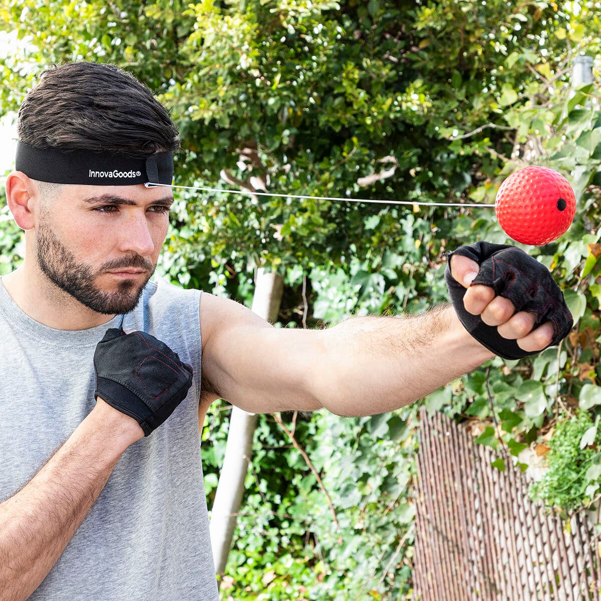 Trainings- und Reflexball-Set Balxing InnovaGoods - Thumbnail 5