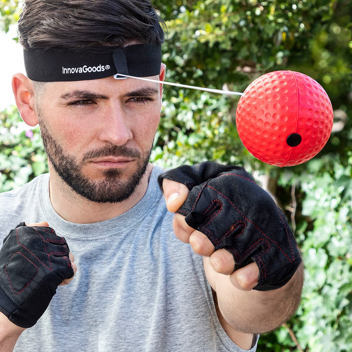 Trainings- und Reflexball-Set Balxing InnovaGoods - Thumbnail 7