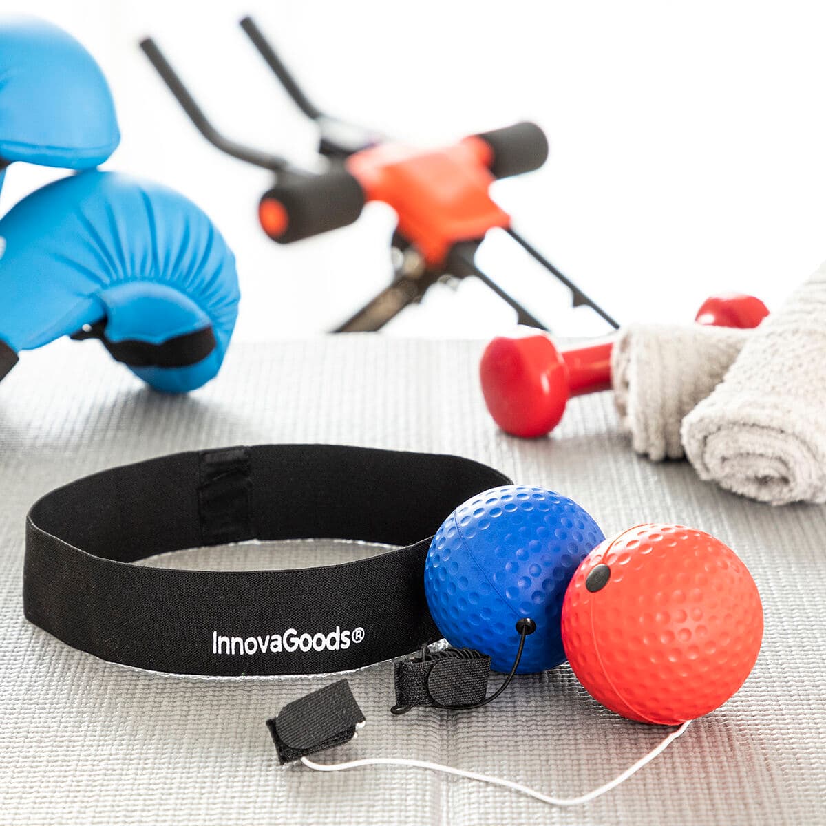 Trainings- und Reflexball-Set Balxing InnovaGoods - Thumbnail 8