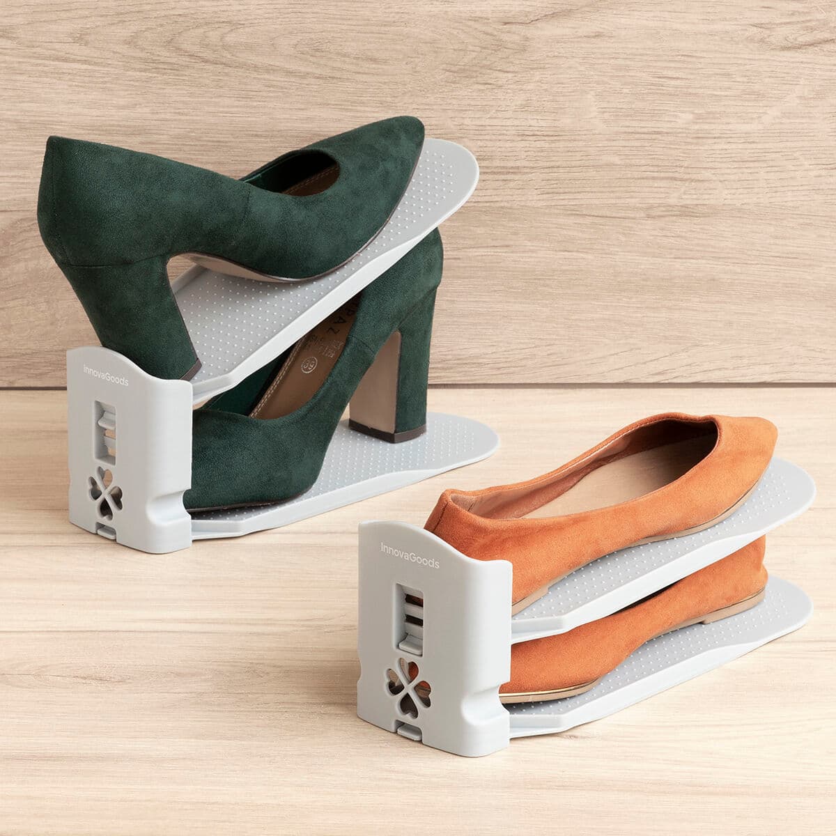 Verstellbarer Schuhhalter Sholzzer InnovaGoods 6 Stück - Thumbnail 4