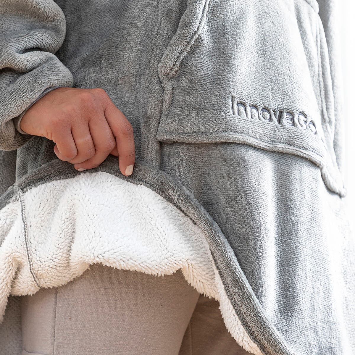 Übergroßes mit Fleece gefütterte Kapuzendecke Swug InnovaGoods - Thumbnail 3