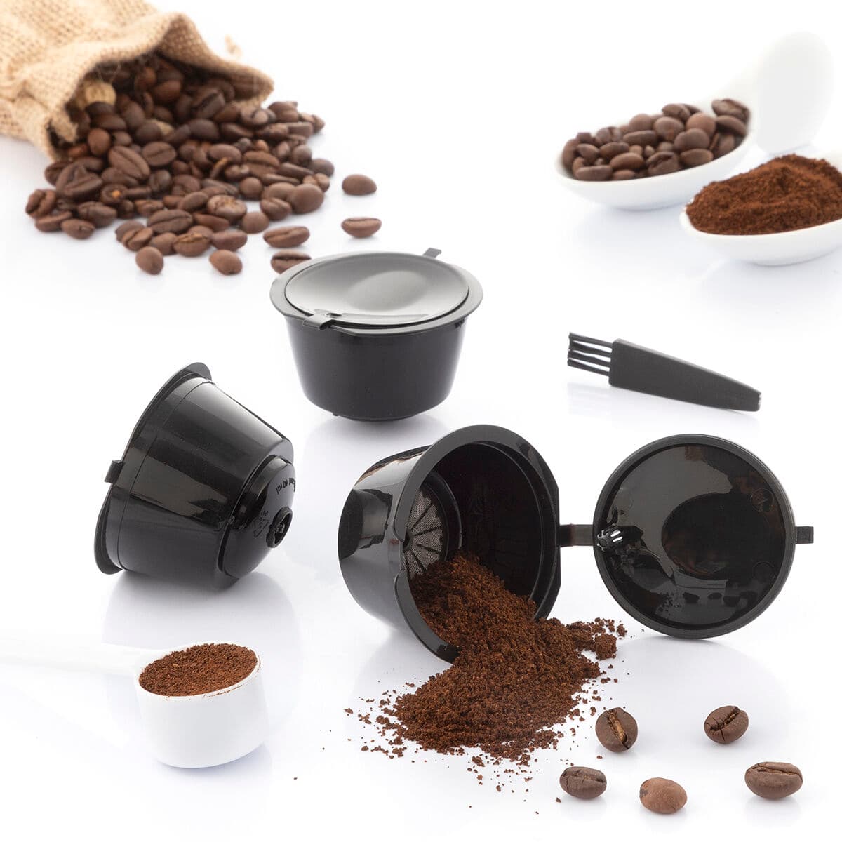 Set mit 3 wiederverwendbaren Kaffeekapseln Redol InnovaGoods - Thumbnail 8
