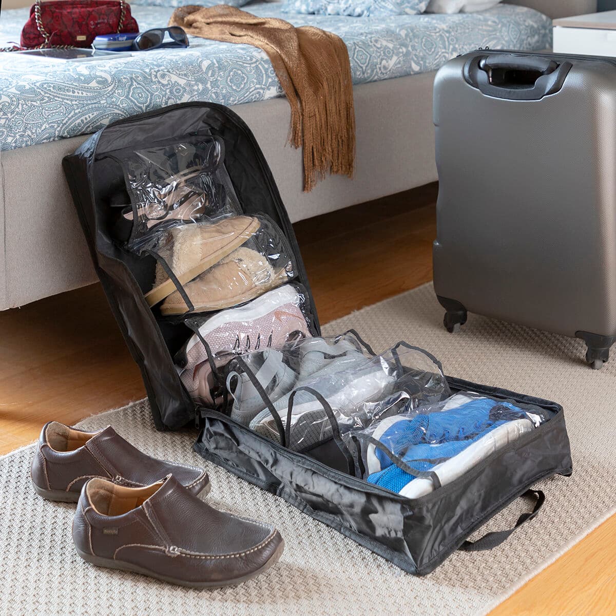 Reisetasche für Schuhe Doshen InnovaGoods 12 Schuhe - Thumbnail 5