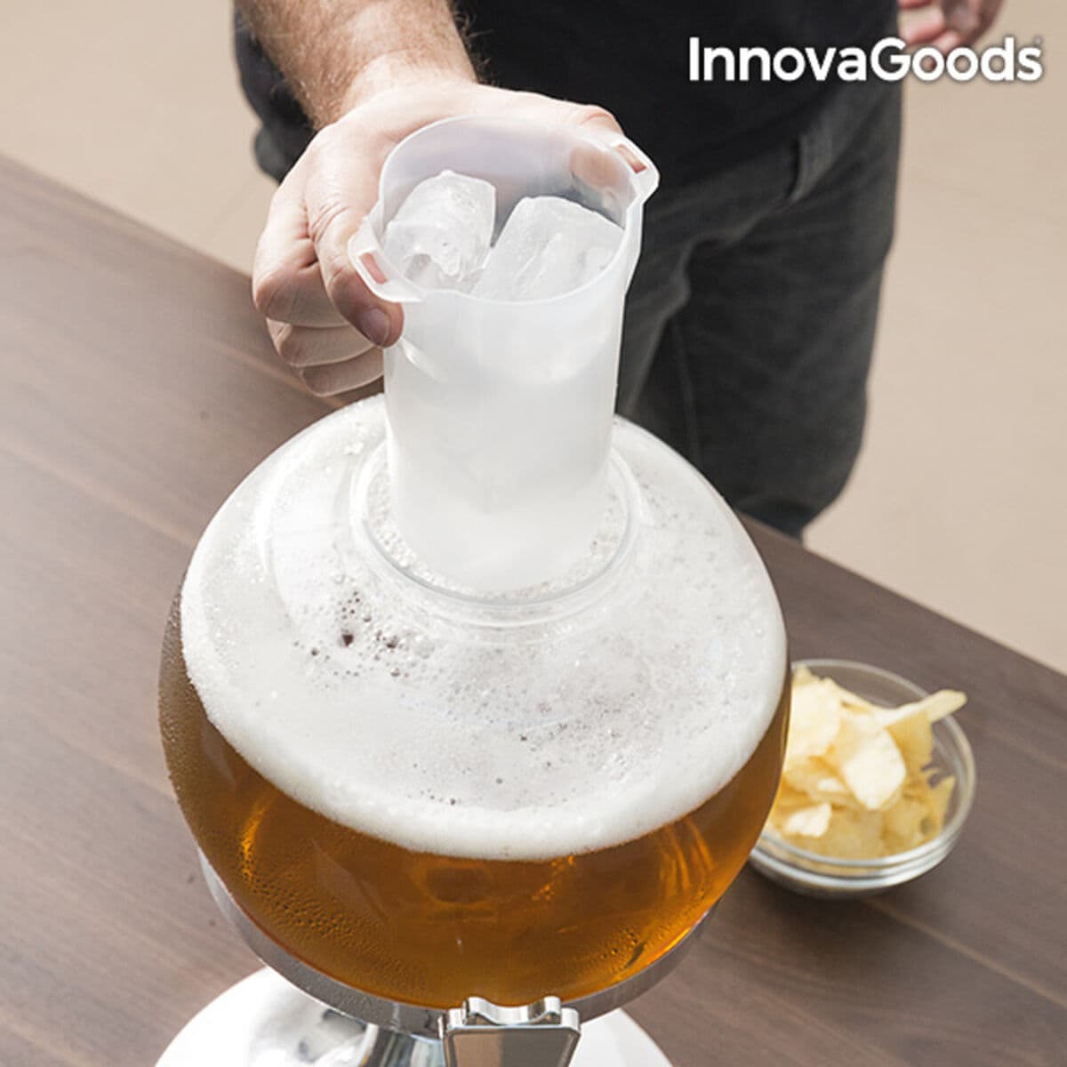 Ball Bier Kühlzapfanlage Ball InnovaGoods IG115489 Durchsichtig (Restauriert A) - Thumbnail 4