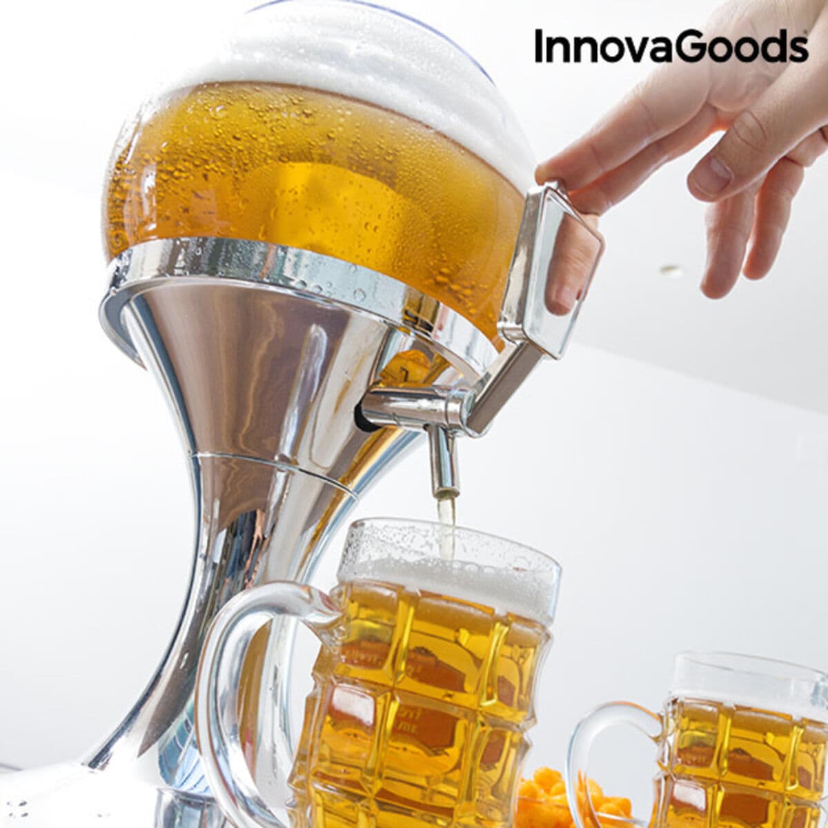 Ball Bier Kühlzapfanlage Ball InnovaGoods IG115489 Durchsichtig (Restauriert A) - Thumbnail 5