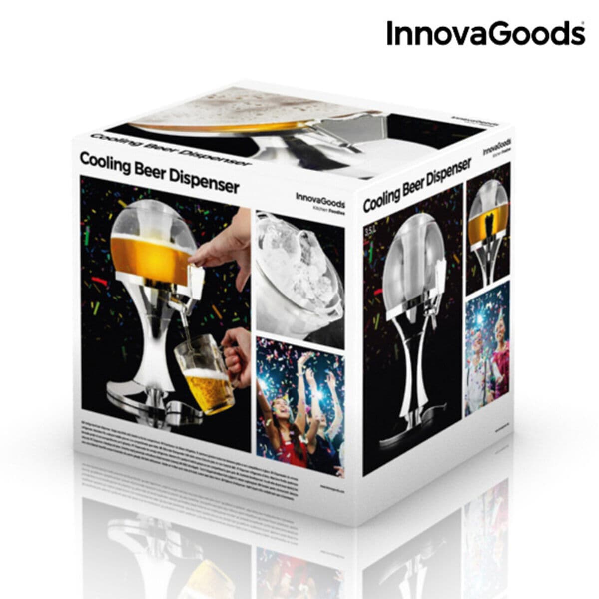 Ball Bier Kühlzapfanlage Ball InnovaGoods IG115489 Durchsichtig (Restauriert A) - Thumbnail 7