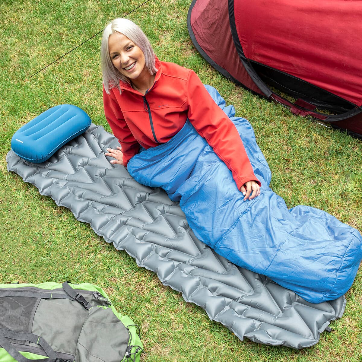 Aufblasbare Matratze und Kissen Ultralight InnovaGoods V0101020 (Restauriert C) - Thumbnail 3