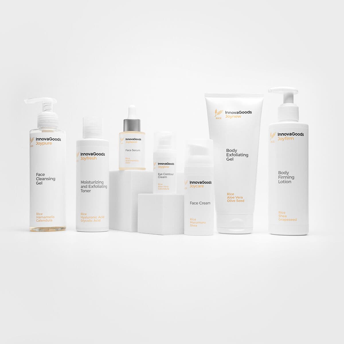 Feuchtigkeitsspendendes Gesichtswasser mit Peeling-Effekt Rice Joyfresh InnovaGoods 150 ml - Thumbnail 7