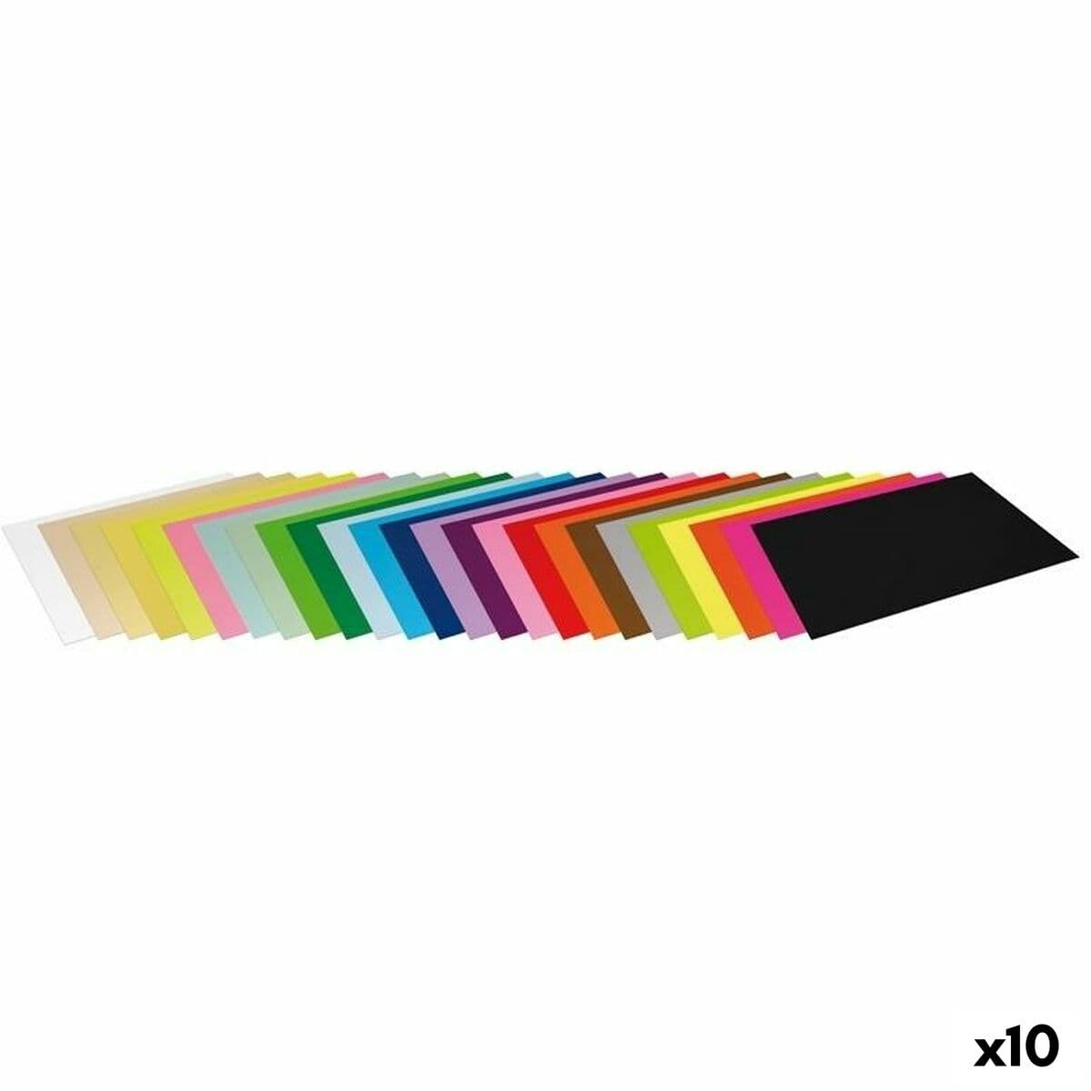 Pappe Fabrisa Bunt 50 Stücke (10 Stück) — Bild 1