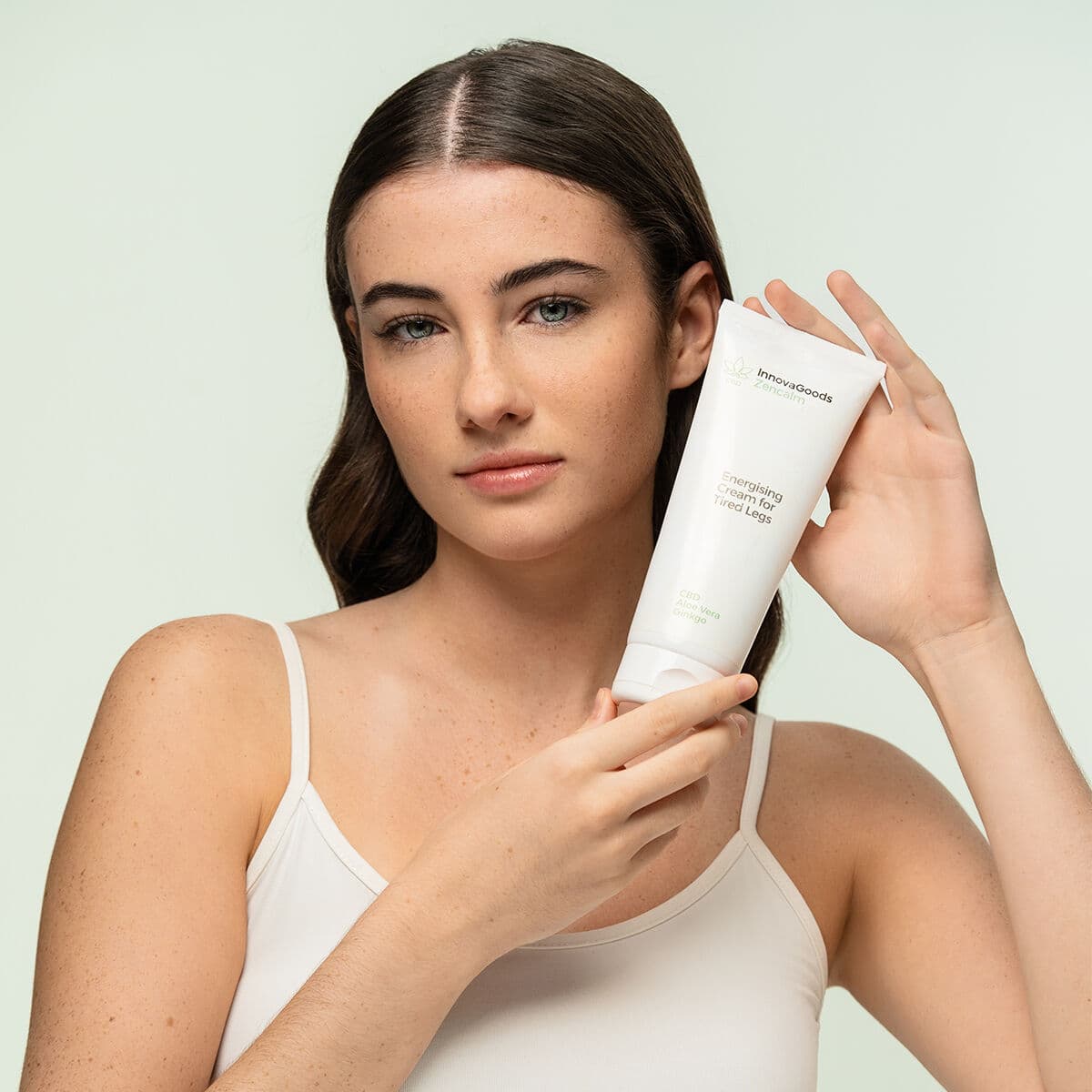 Energetisierende Creme für müde Beine CBD Zencalm InnovaGoods 200 ml - Thumbnail 2