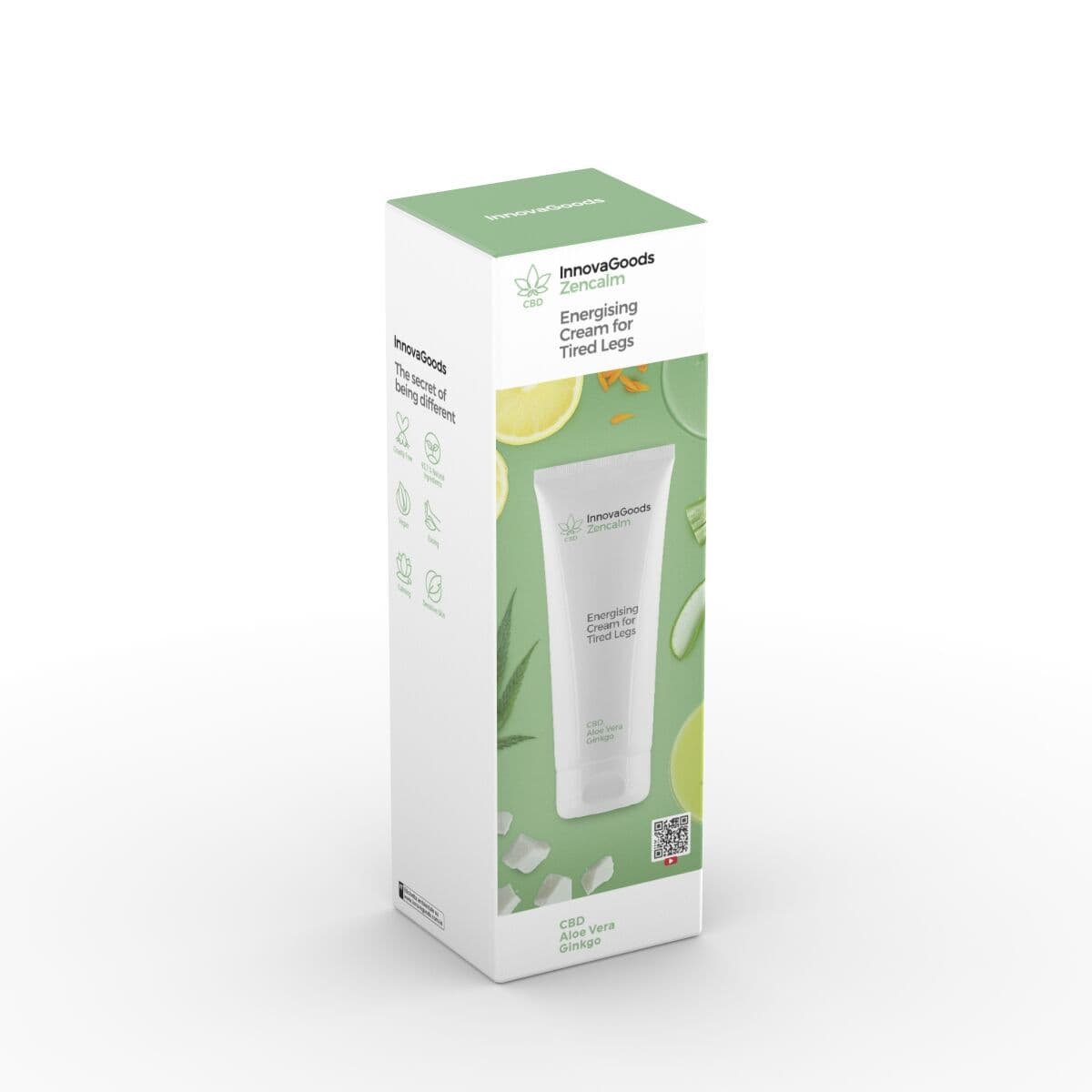 Energetisierende Creme für müde Beine CBD Zencalm InnovaGoods 200 ml - Thumbnail 8