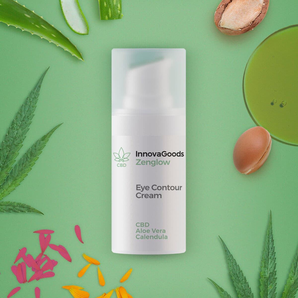Augenkontur CBD Zenglow InnovaGoods 15 ml - Thumbnail 5