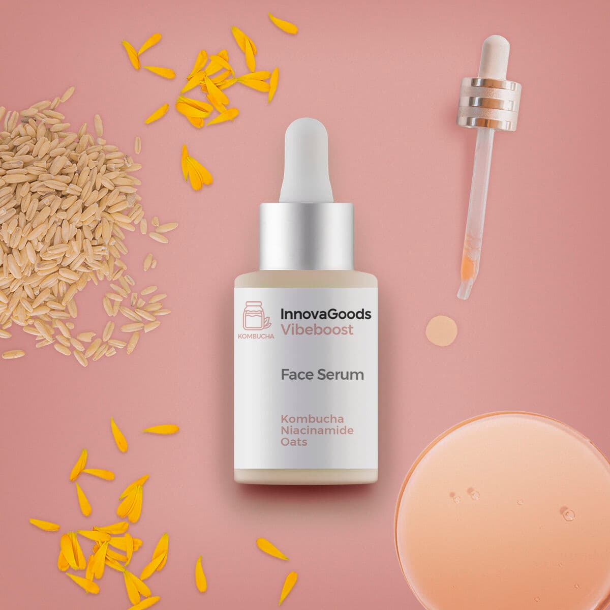 Gesichtsserum Kombucha Vibeboost InnovaGoods 30 ml - Thumbnail 5