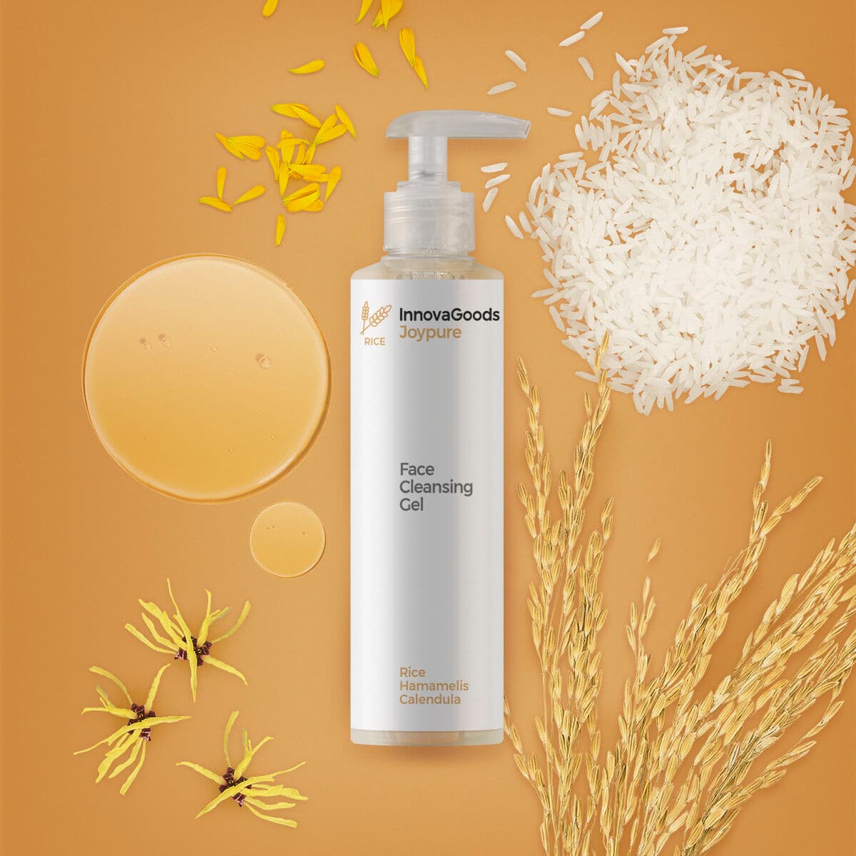 Gesichtsreinigungsgel Rice Joypure InnovaGoods 200 ml - Thumbnail 5